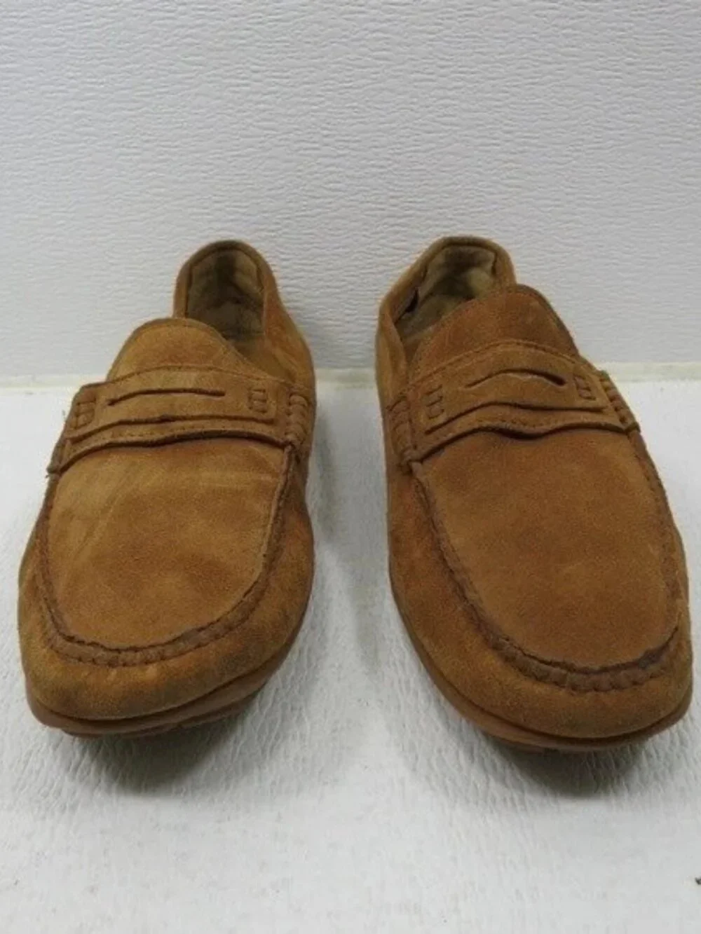 Saks Fifth Avenue Suede Leather Driving Moccasins Casual Footwear Men's Shoes 8